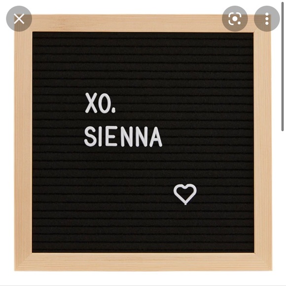BRAND NEW: XO Sienna Felt Letter Board - Picture 1 of 1
